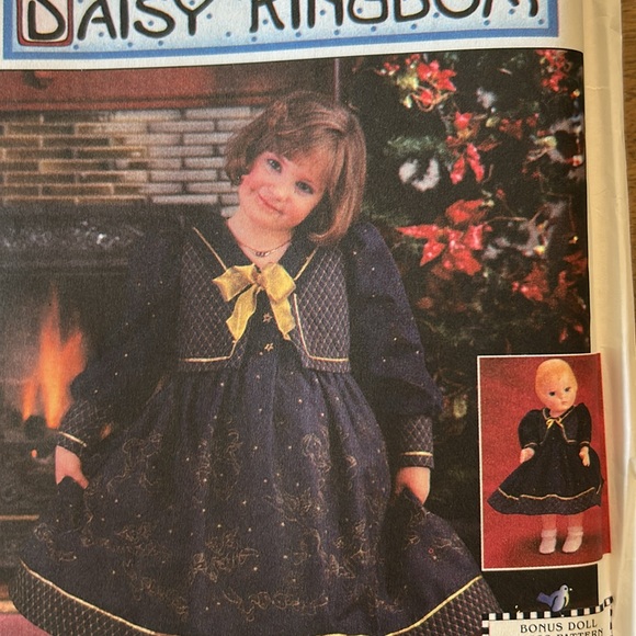 SOLD on EBay-Vintage 90s Daisy Kingdom Sewing Patterns Bundle Girls Dresses 3-6 - Picture 10 of 13